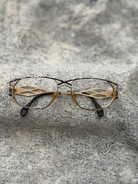 CAVIAR Gold-Tone Women's Designer Eyeglass Frames - Stylish Gold Accent